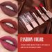 Velvet Matte Baolishi Colorful Lasting Brick True Red Lipstick Moisturizing Lipstick_voghion.com