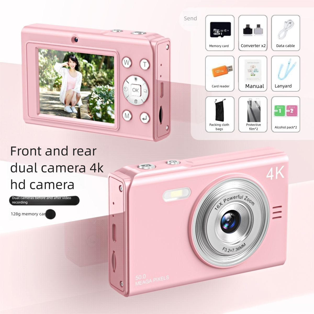 CCD Digital Student HD Travel Entry-Level Affordable Portable Small Card Camera_voghion.com