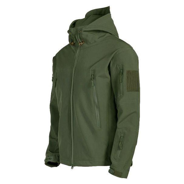 2024 New Shark Skin Soft Shell Jackets Men Tactical Windproof Waterproof Jacket Men Combat Jackets Mens Hooded Bomber Coats_voghion.com