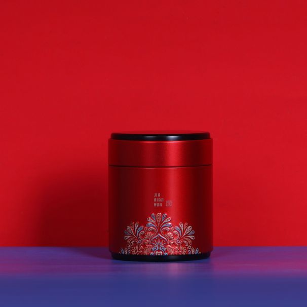 Exquisite versiegelte Teebox aus Metall, rund, einfarbig, Teeverpackungsglas zur trockenen Lagerung von Tee, Kaffee, Gewürzen und Süßigkeiten_voghion.com