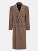 Women's Long Wool Blend Trench Coat - Classic Double-Breasted Pea Coat With Notched Lapel For Fall & Winter_voghion.com