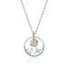 Natural Moonstone Topaz Necklace Clavicle Chain Sterling Silver Temperament New Original Design Niche Pendant Female_voghion.com