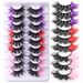 Lash extension set Color high mink false eyelashes thick natural eyelashes messy curly eyelashes_voghion.com
