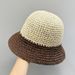 Women's Summer New Outdoor Sunshade and Sunscreen Sun Beach Vacation Foldable Straw Woven Bucket Hat_voghion.com