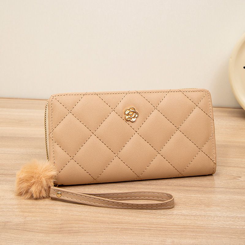 Rose Exquisite Lange Brieftasche Neue Stil Frische Kleine Duft Stil Damen Große Kapazität Geldbörse_voghion.com