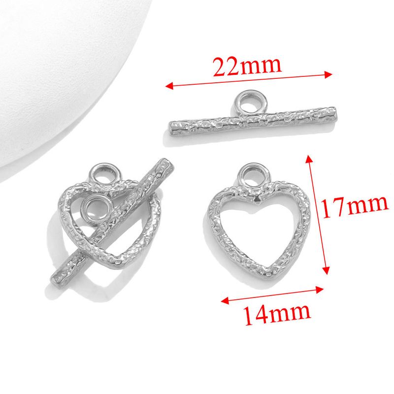 Materiali per gioielli da donna Accessori Fibbia per collana Fibbia per bracciale Acciaio inossidabile Galvanica OT Fibbia Colore Oro Finitura Connessione Fibbia_voghion.com