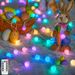 Led Light String Color Frosted Ball Easter Decoration Light Christmas Atmosphere Light Battery Box Color Light Flashing Light_voghion.com
