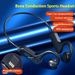 Knochenleitung Bluetooth Kopfhörer Dual Lange Batterie Lebensdauer Ohr Haken Typ Kompatibel Mit_voghion.com