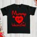 Mutter & Kinder Eine Familie von drei und vier Sommerkleid Mutter und Tochter Sommer Kurzarm T-Shirt Trend_voghion.com