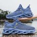 Men's Breathable Mesh Casual Sneakers - Lightweight Running Shoes For Summer, Spring & Fall - Round Toe Design With Rubber Sole - Sizes 39-44_voghion.com