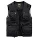 Men's Lightweight Utility Vest – Multi-Pocket Fishing & Photography Sleeveless Jacket, Breathable Outdoor Workwear For Summer Adventures_voghion.com