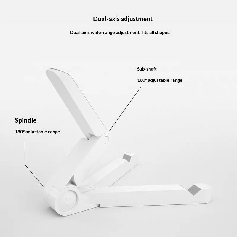 Soporte para tableta o teléfono con consola central, portátil, soporte para teléfono, base IP de escritorio plegable_voghion.com
