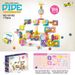 Marmor Rohr Magnetische Track Gebäude Block Puzzle Montage kinder Ball Rutsche Spleißen Spielzeug_voghion.com