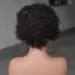 Ombre Afro Kinky Kudrnaté Paruky z lidských vlasů s copánky 8 palců 13x4 HD Transparentní krajka Krátká pružná kudrnatá bob paruka pro ženy_voghion.com