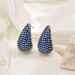 Boucles d'oreilles en forme de goutte d'eau, légères, luxueuses, pour femme, tempérament, mode, incrustées de zirconium_voghion.com