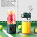 Estrattore di succo portatile con ricarica wireless - Piccolo estrattore di succo di frutta e verdura fresco completamente automatico per uso domestico_voghion.com