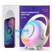 Alto-falantes portáteis Ovo Lâmpada musical Mesa Multifuncional Carregamento sem fio Iluminação colorida Alto-falante Bluetooth portátil para áreas externas_voghion.com