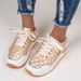 Colored lace up casual single autumn new round toe flat bottom mesh sequin sports for women s shoes_voghion.com
