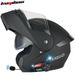 Dual Visor Modular Motorcycle Helmet With Bluetooth K25 - ABS Shell, Long Battery Life, 3C Certified_voghion.com