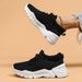 Plus Size Women's Breathable Sock Sneakers Slip-On Lazy Shoes_voghion.com