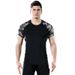 Sigutu Sports Speed Dry T-krekls Vīriešu Summer Stretch PRO Tight Running Training Īsām piedurknēm Fitnesa Apģērbi_voghion.com