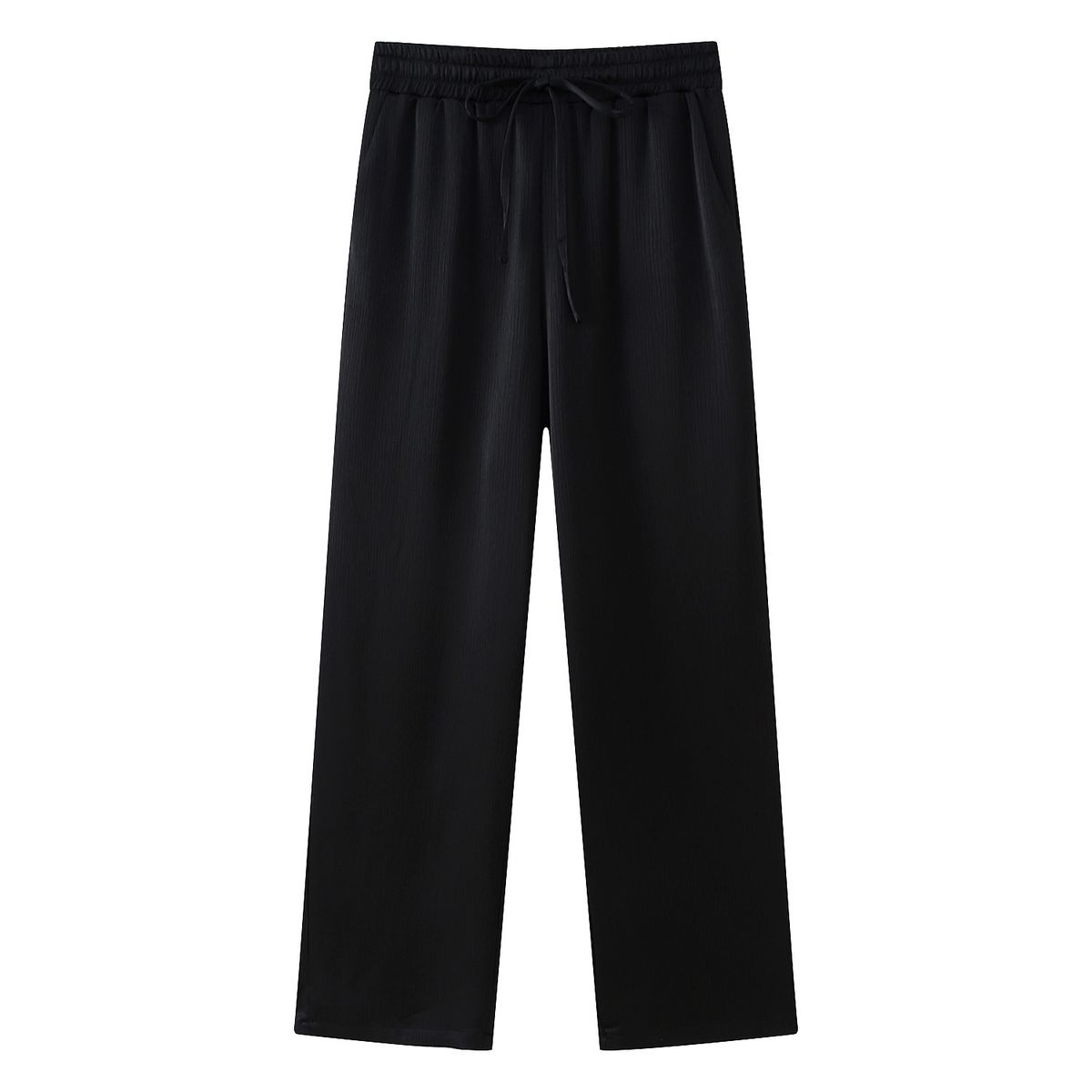 Women's Clothing Street Style Wrinkle Effect Double Breasted Blazer Wrinkle Effect Pants Suit_voghion.com