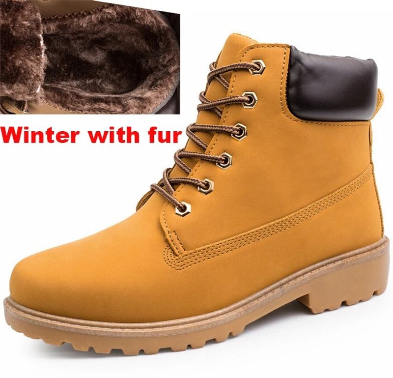 Men Fashion Snow Boots Outdoor Casual cheap timber boots Lover Autumn Winter shoes ST01_voghion.com