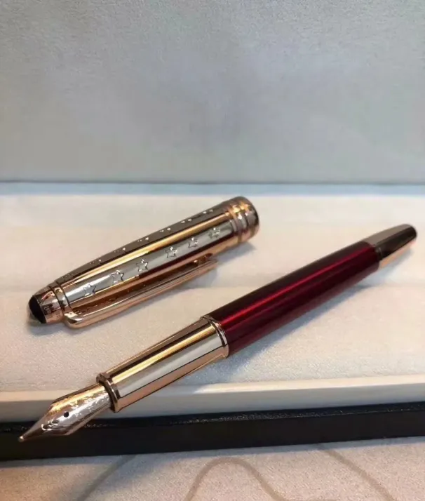 Penna a sfera a rullo / penna a sfera / penna stilografica in resina nera e cristallo Monte di lusso all'ingrosso, cancelleria per ufficio, regalo B003_voghion.com