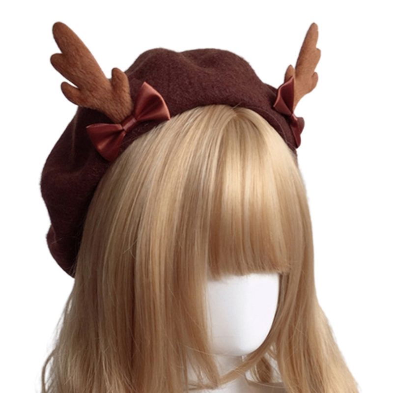 Hot Sale Sweet Cool Biscuits Fashion Antler Lady Party_voghion.com