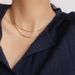 Collana girocollo da donna alla moda, con catena sottile sul collo, ciondolo minimalista, gioielli 2024, girocollo per ragazza_voghion.com