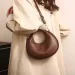 Womens Premium Shoulder New Fashion Niche Design Messenger Bag Simple Style Female Woven Hobo Ba241106_voghion.com