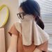 Maschera parasole da guida per donne, traspirante, con protezione UV integrale, in seta di ghiaccio, 3D, protezione per il collo_voghion.com