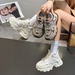Women's 2024 Spring New Network Star Sports Style Casual Korean Hundred Thick Bottom Running Shoes_voghion.com