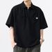 Summer Half Zipper Polo Shirt For Men, Retro, Loose, Casual, Handsome, Youth, Collar, Short Sleeved T-shirt_voghion.com