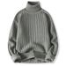 Herrenbekleidung Rollkragenpullover Herrenmode Marke Freizeit dicker Basis Pullover_voghion.com
