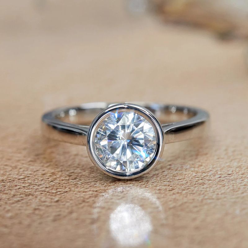 Cao Shi Jewelry - Anello alla moda semplice ed elegante con forma rotonda geometrica_voghion.com
