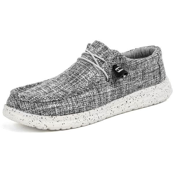 Unschlagbare Qualität Paar Dude Lefu Mode Casual Herren Canvas Cover Füße Lazy People Step On Damenschuhe_voghion.com