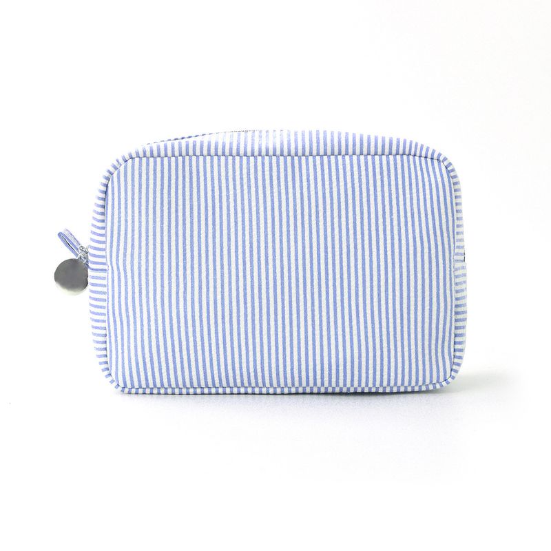 Borsa da viaggio portatile Mississippi Trend a righe in stile indiano per il trucco in garza a bolle_voghion.com