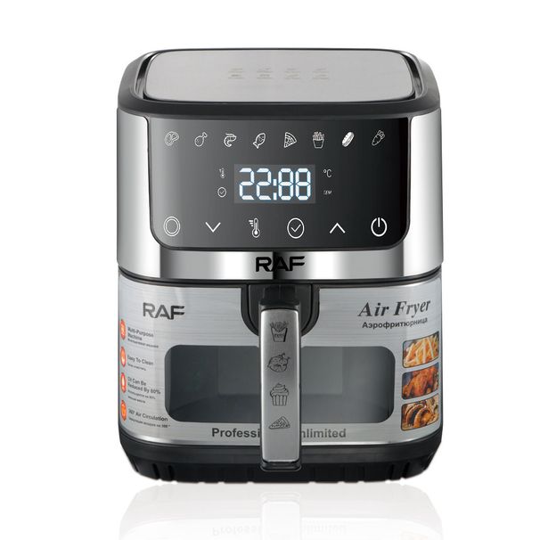 Oil-Free Air Fryer 6.5L - Large Capacity Multi-Functional Smart Household Digital Display_voghion.com