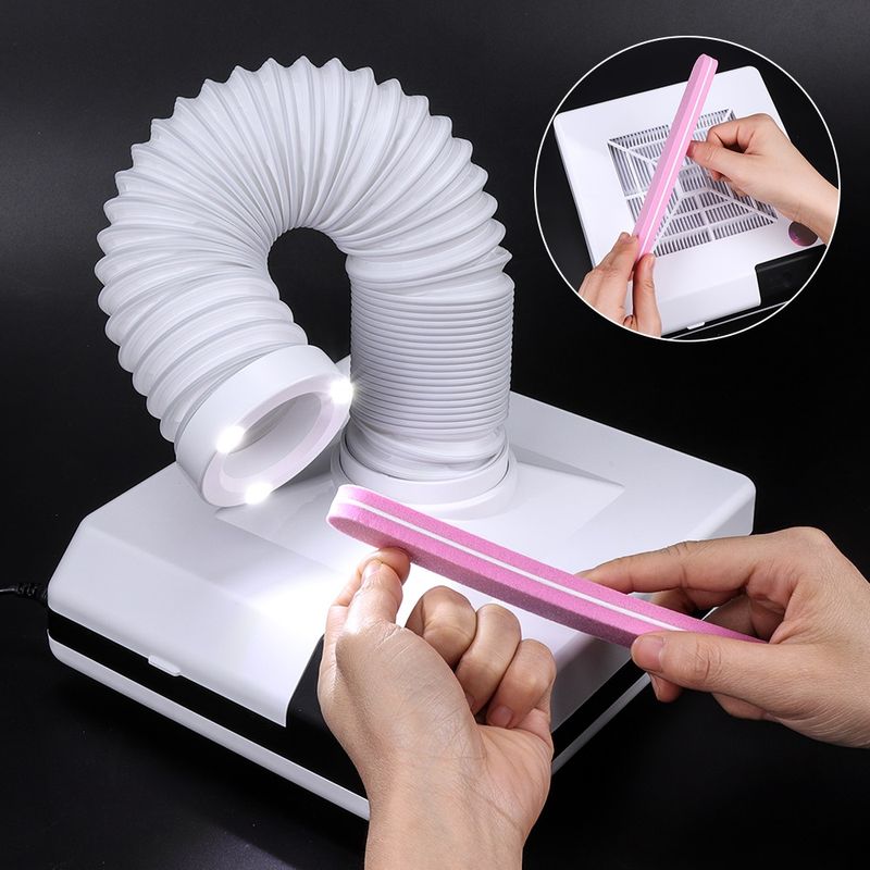 Aspirateur de poussière pour ongles 60 W, puissant ventilateur, pour manucure, pédicure, nail art, salon_voghion.com