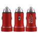 Music Festival  Mini aluminum alloy 2.4A metal with dual USB cigarette lighter car charger_voghion.com