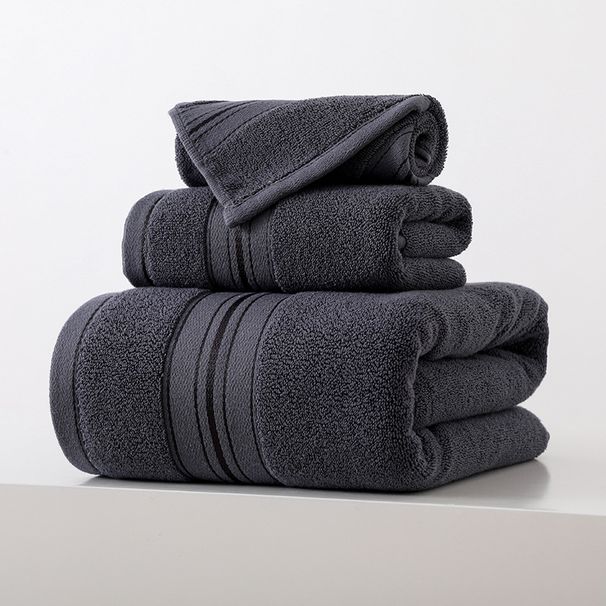 Pure Cotton Square Towel Bath Towel 6 Piece Set For Bathing And Washing Face, Not Easy To Shed Hair, Enlarged And Thickened_voghion.com