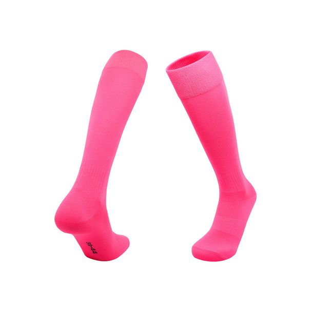 Solid color football socks for adults absorbent breathable white stockings for men non-slip sports tall socks_voghion.com