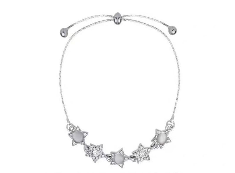 Coldness, Sweet, Cool Cat's Eye Stone Star Bracelet For Women, Light Luxury, Niche Design, Simple And Versatile, High_voghion.com