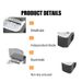 12KG/24H Compact Ice Maker, Automatic Self-Cleaning, 9 Ice Cubes In 6-8 Mins, EU Plug For Home Bar Office_voghion.com