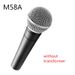 Finlemho Professionelles Mikrofon Karaoke Aufnahme Dynamisches Mikrofon Kapsel Gesang Handheld Schnurlos SM58S Für Home Studio_voghion.com