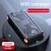 Solar Power Bank Waterproof Powerbank Large Capacity Fast Charging External Battery With SOS For IPhone Samsung Xiaomi_voghion.com