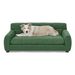 Soft And Comfortable Pet Sofa With Backrest And Armrests, Suitable For Modern Rectangular Pet Sofas For Small And Medium-sized Dogs-Green_voghion.com