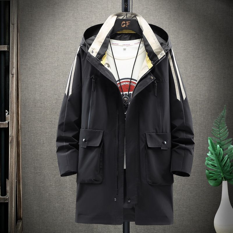 "Langer Trenchcoat für Herren in Übergröße – Schlankmachende und stylische Oversize-Oberbekleidung für große und lange Größen (3XL-10XL)"_voghion.com