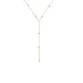 Collier pendentif double lariat plaqué or pour femme, chaîne longue, cadeau tendance Y250422_voghion.com